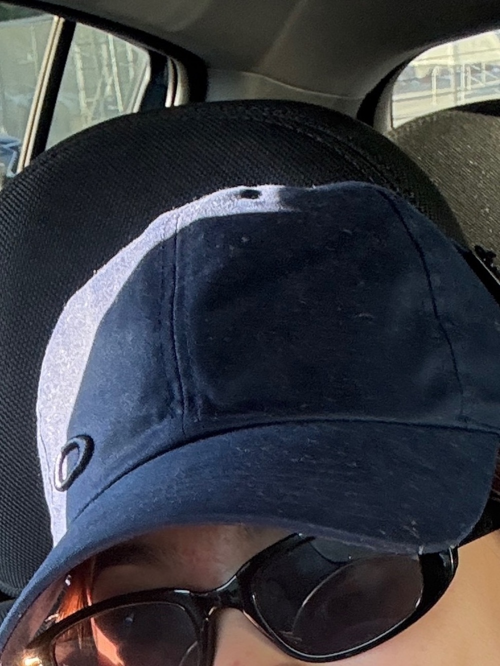 Oakley Deep Blue Curved-Brim Baseball Hat